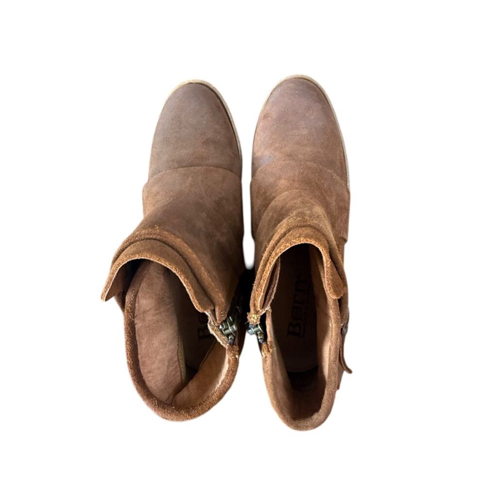 Born Morage Brown Booties – Sz 9 - Picture 6 of 9